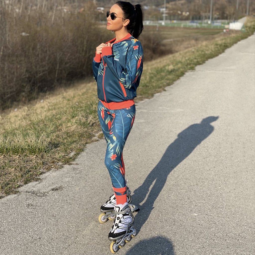 TERMOVEL Dámské legíny FLORA NEW VELIKOST: 2XL