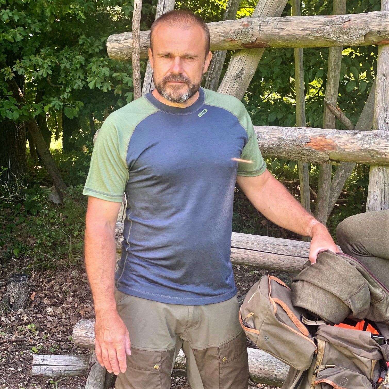 TERMOVEL Pánské tričko AUREL - šedé VELIKOST: 2XL