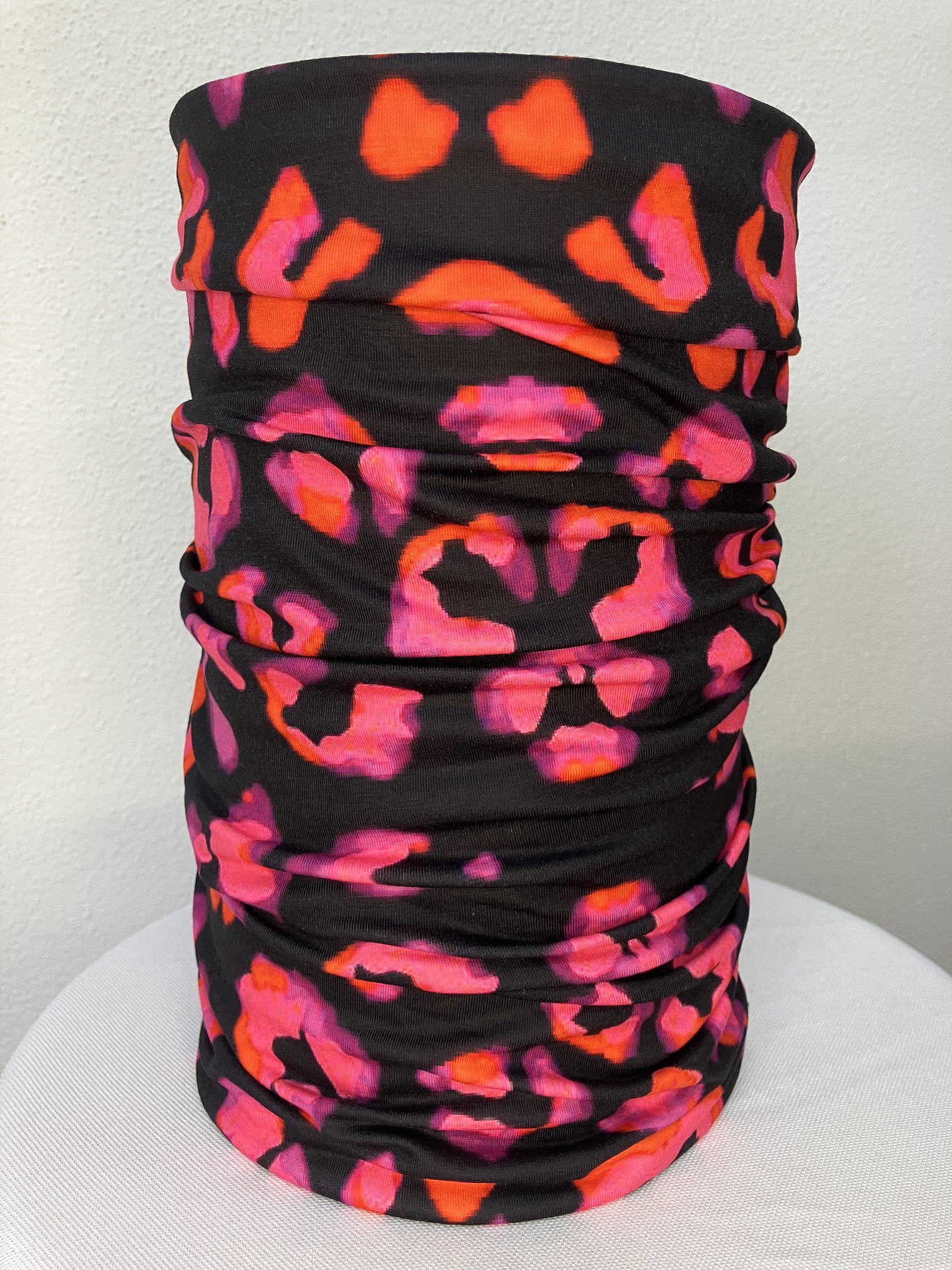 TERMOVEL Multifunkční šál LEOPARD pink VELIKOST: UNI