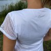 Dívčí tričko ACTIVE MESH bílé