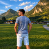 Pánské tričko WOOL MIST KRR M Jeans Stripe