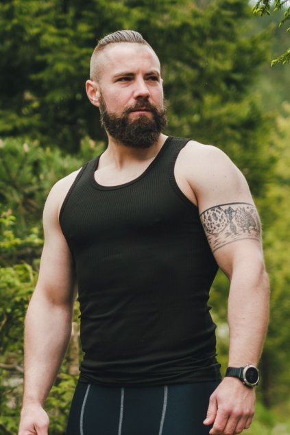 Pánske tielko POP SLEEVELESS M čierne