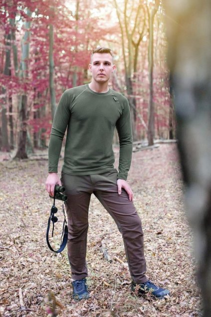 Pánske tričko MODAL DLR M khaki - PRIPRAVUJEME