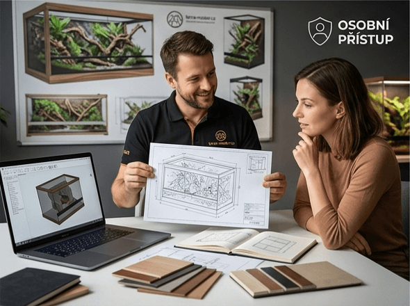 Osobní konzultace vede k vašemu vysněnému teráriu
