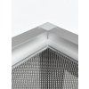 TERRA MASTER Flexarium PRO 50x50x70 cm – hliník / nerez  Profesionální síťové terárium s maximální ventilací a odolnou konstrukcí