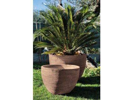 Vaso Mug Ruvido Cacao Terracotta Impruneta2