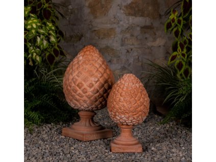 Pigna con Piede Terracotta Impruneta