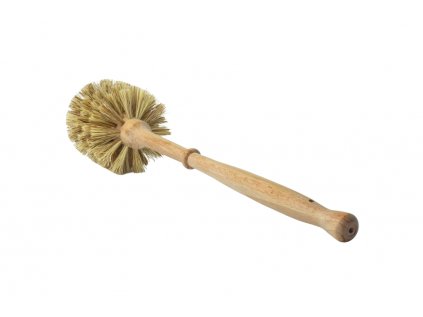 Wooden toilet brush