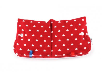 Moon pouch Red Hearts