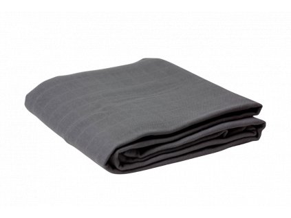 Organic Muslin Swaddle 120 120 grey