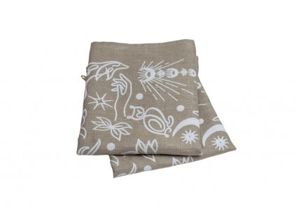 Linen kitchen towel natural