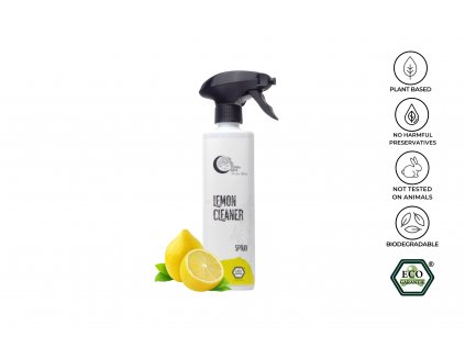 terra gaia lemon cleaner spray icons