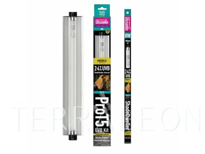 arcadia prot5 kit shadedweller arboreal 24 uvb 315 mm 8w