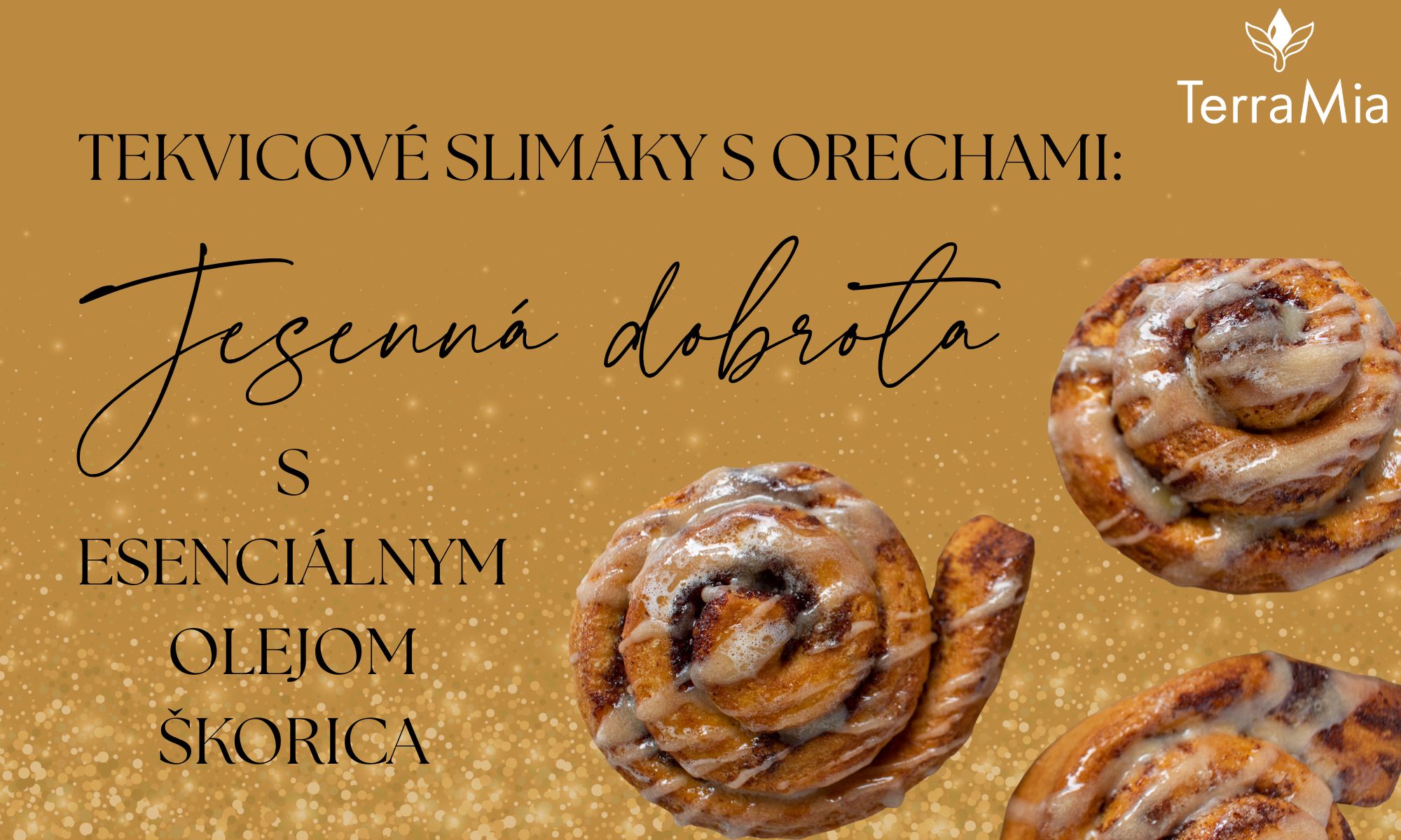 Tekvicové slimáky s orechami: Jesenná dobrota s esenciálnym olejom škorica 🍂🥮