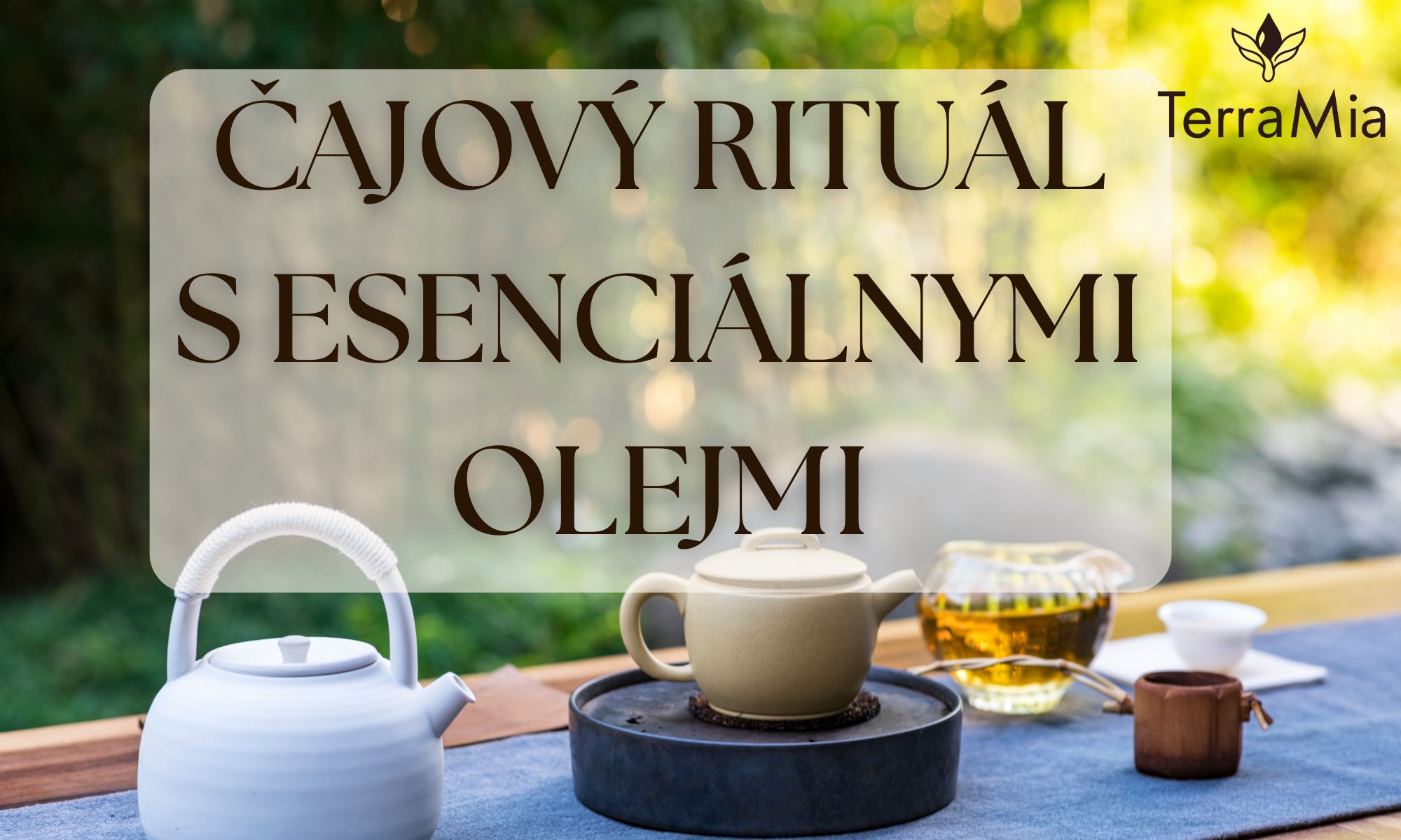 🌿 Čajový rituál s esenciálnymi olejmi: prepojenie vône, chuti a pohody