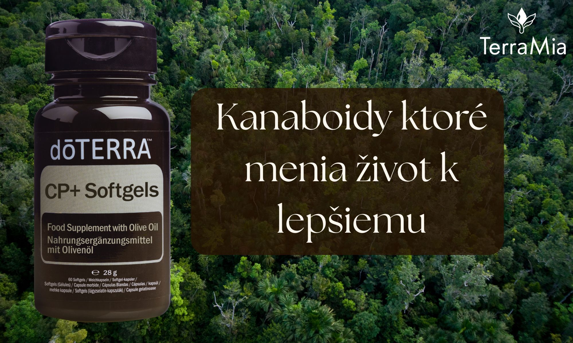 🌿 Kanaboidy v esenciálnych olejoch – Pozrime sa na CP+ softgely doTERRA s Copaiba olejom