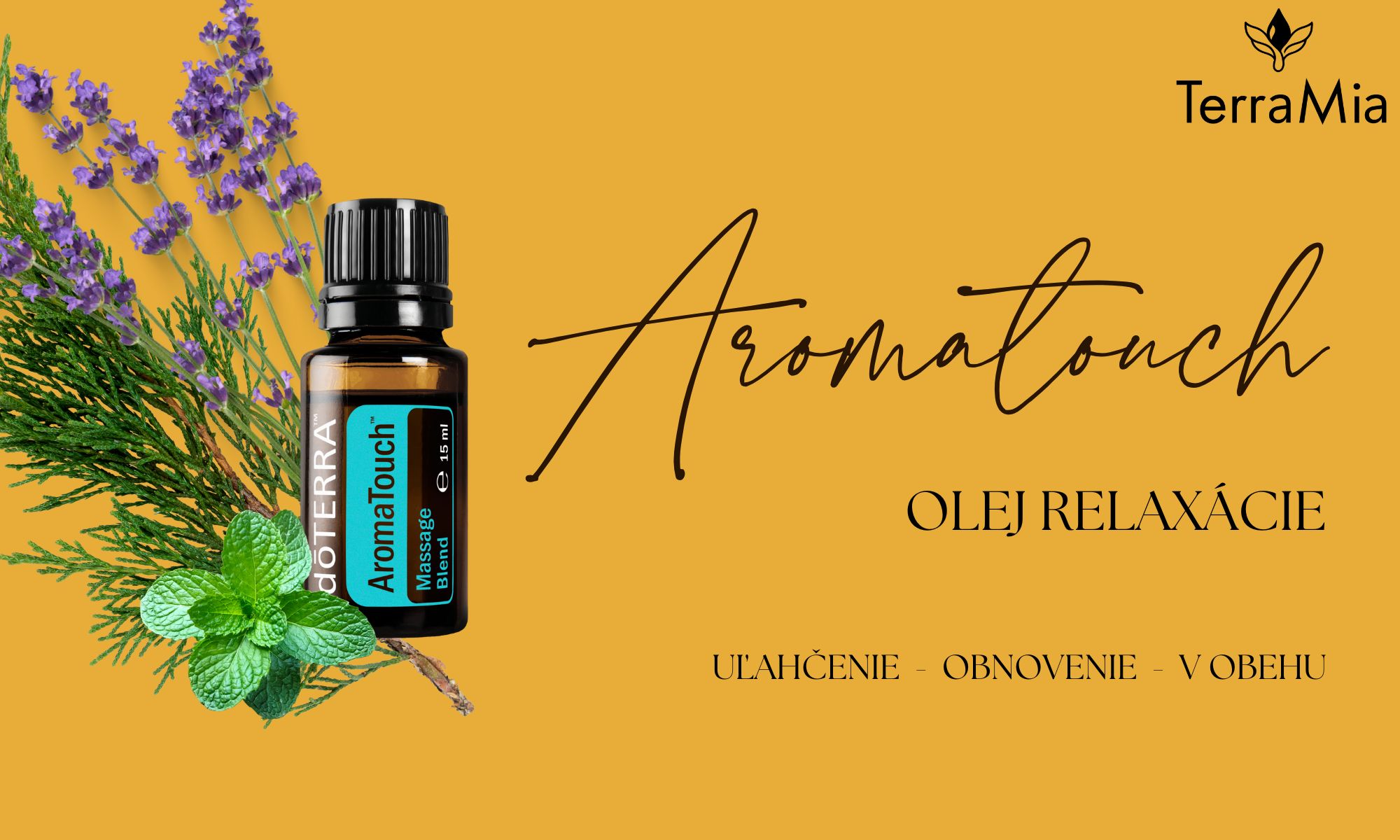 🧴 AromaTouch doTERRA – esenciálny olej pre uvoľnenie tela aj mysle