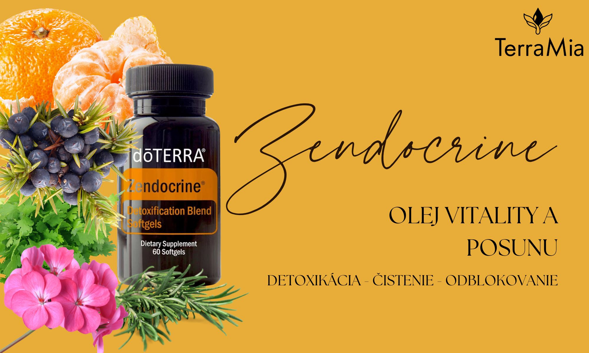 🌿 Zendocrine gélové kapsuly – sila očisty v jednej dávke