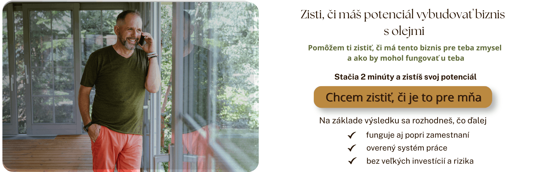 Online test podnikateľského potenciálu pre biznis s esenciálnymi olejmi
