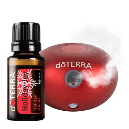 bubble red diffuser difuzer holiday joy doterra