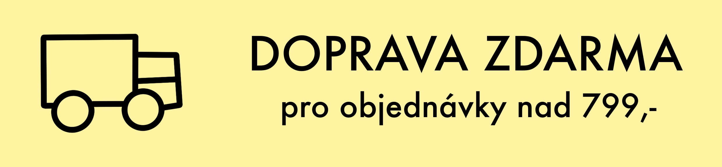 Doprava zdarma nad 799,-