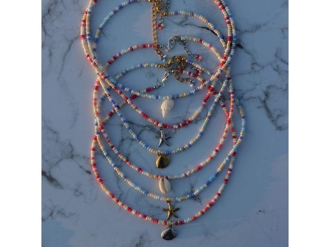 OCEAN CHARMS NECKLACE