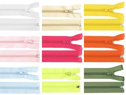 Spirálový zip šíře 5 mm délka 60 cm bundový POL