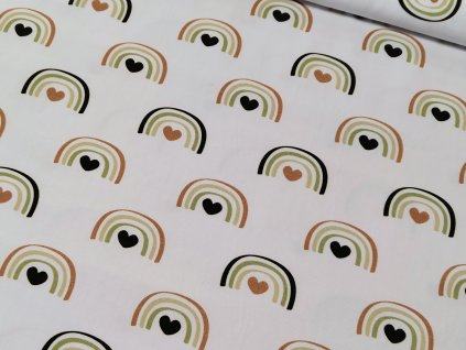 Úplet - duha se srdíčkem