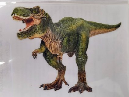 Barevná nažehlovačka - dinosaurus T-rex