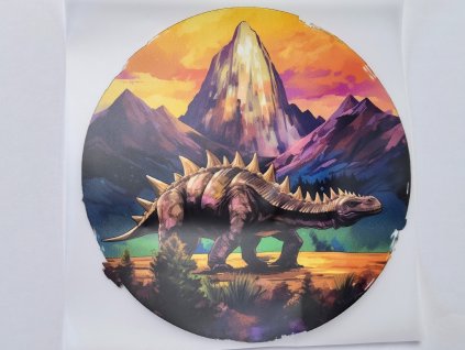 Barevná nažehlovačka - dinosaurus