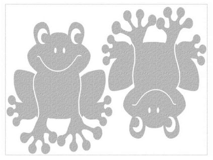 Reflexní nažehlovačka - žabky