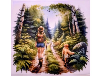 Barevná nažehlovačka - turistika