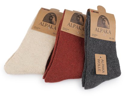 Ponožky vlněné thermo - ALPAKA - 39-42
