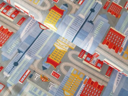 Dětská plátna - město