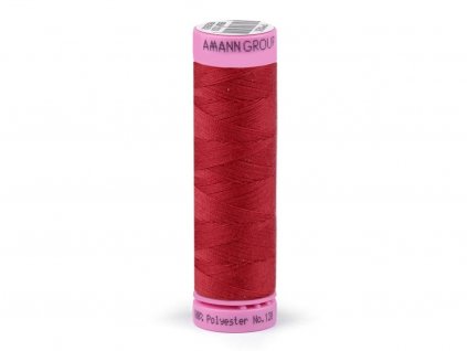 PES nit - Aspo Amann - Lipstick Red - 100 m