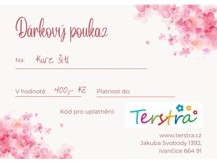 Dárkový poukaz na kurz šití v Terstře (6)