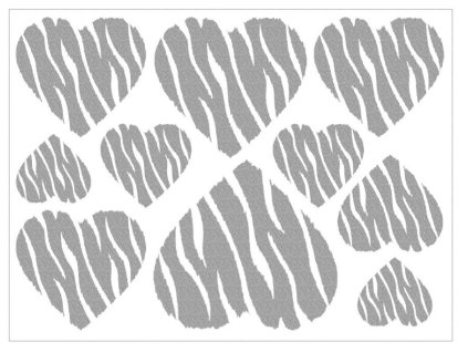 srdce zebra