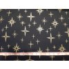 Plátno - zlaté hvězdy na temně modré