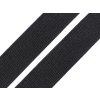 Guma plochá 2 cm - černá