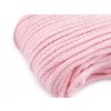 Bavlněná šňůra 5 mm - růžová světlá