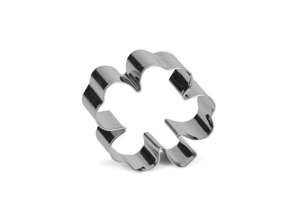 12146 vykrajovatko nerez ctyrlistek prum 6 v 2 5cm