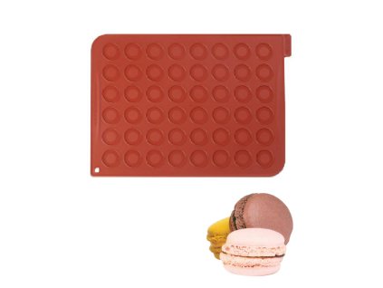 10031 forma silikonova 48 ks makronky prum 3 5cm