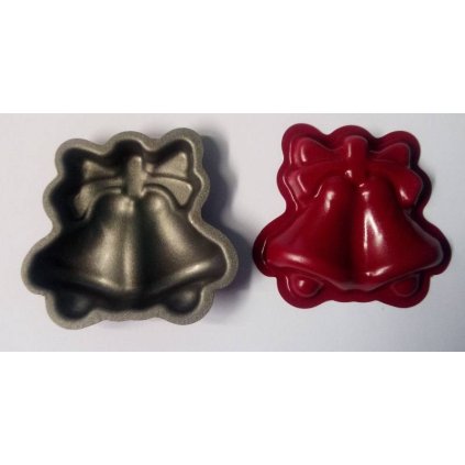 267294 1 formicky teflonove dvojzvonek s masli 6 cm 10 ks