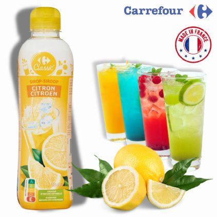Francouzský 26% citrónový sirup 750ml