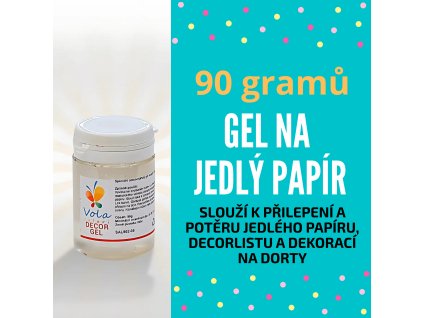Gel na jedlý papír - 90g / pro celý list do vel. A3