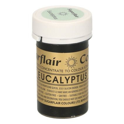 Gelová barva Sugarflair Paste Colour Eucalyptus 25g - zelená
