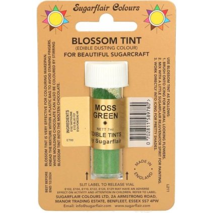 341366 jedla prachova barva moss green 7ml sugarflair