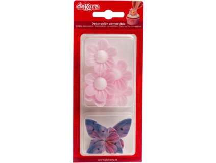 297071 jedle dekorace motyli a kvety dekora