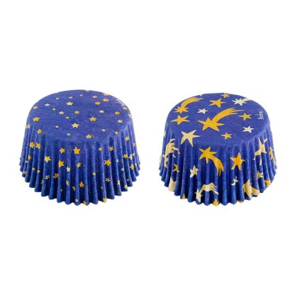 285223 kosicky na muffiny vanocni hvezdna obloha 50x32mm decora