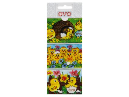 Košilky na vajíčka OVO smršťovací KUŘÁTKA 9 ks